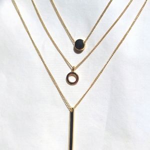 New layered gold necklace